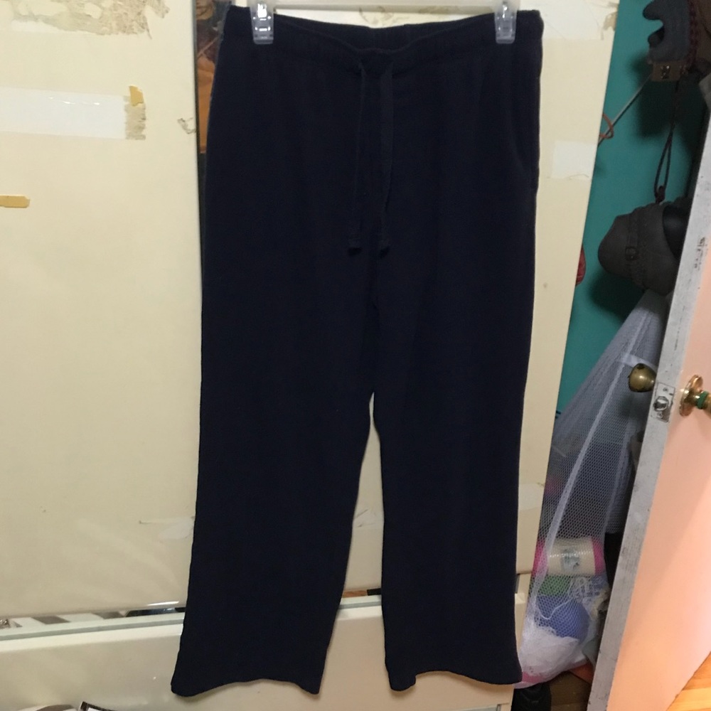 Navy blue sweatpants